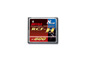【クリックで詳細表示】BUFFALO コンパクトフラッシュ 600倍速モデル 8GB RCF-H8G 《送料無料》
