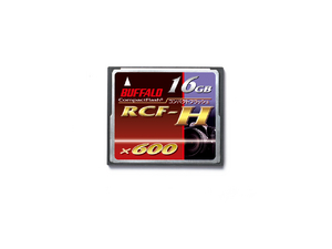 【クリックでお店のこの商品のページへ】BUFFALO コンパクトフラッシュ 600倍速モデル 16GB RCF-H16G 《送料無料》