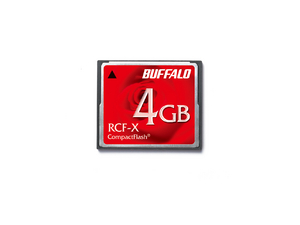 【クリックで詳細表示】BUFFALO コンパクトフラッシュ 4GB RCF-X4G