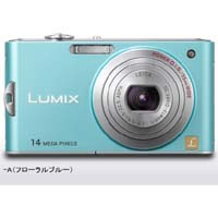 【クリックでお店のこの商品のページへ】LUMIX DMC-FX66-A(フローラルブルー) 《送料無料》