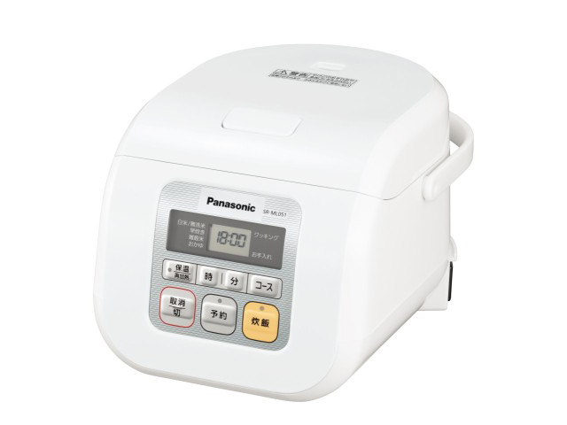 【クリックで詳細表示】Panasonic 電子ジャー炊飯器 SR-ML051-W 《送料無料》