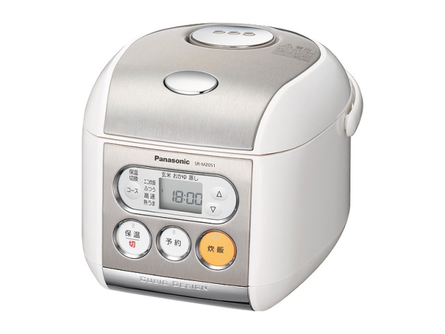 【クリックでお店のこの商品のページへ】Panasonic 電子ジャー炊飯器 SR-MZ051-W 《送料無料》