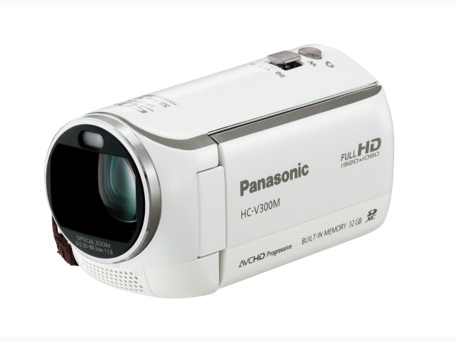 【クリックで詳細表示】Panasonic デジタルハイビジョンビデオカメラ HC-V300M-W 《送料無料》