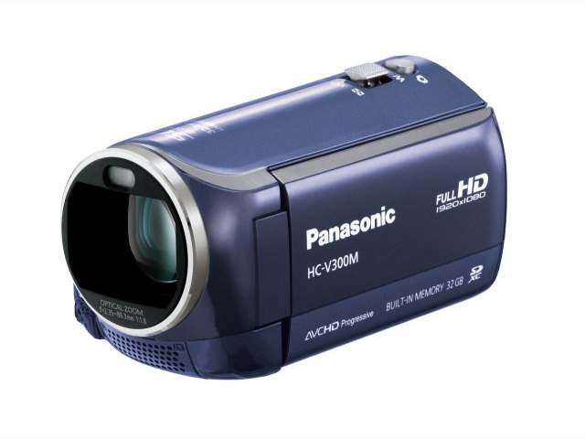 【クリックでお店のこの商品のページへ】Panasonic デジタルハイビジョンビデオカメラ HC-V300M-A 《送料無料》