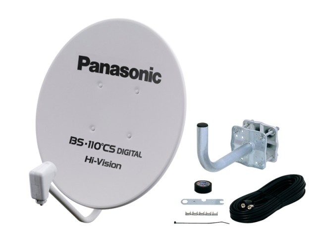 【クリックで詳細表示】Panasonic 45型BS・110度CSデジタルハイビジョンアンテナ TA-BCS45RK2 《送料無料》