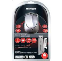 【クリックでお店のこの商品のページへ】Wireless Notebook Laser Mouse 6000 ムーンライトシルバー 《送料無料》