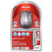 【クリックでお店のこの商品のページへ】Wireless Notebook Optical Mouse 4000 ムーンライトシルバー (B2P-00015) 《送料無料》
