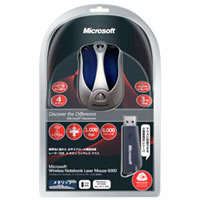 【クリックで詳細表示】Wireless Notebook Laser Mouse 6000 メタリックブルー (B5W-00012) 《送料無料》