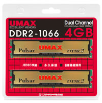 【クリックで詳細表示】Pulsar DCDDR2-4GB-1066OC 《送料無料》