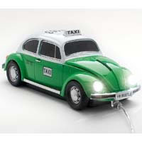 【クリックでお店のこの商品のページへ】CLICK CAR MOUSE VW BEETLE TAXI wired (グリーン) 《送料無料》