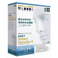 【クリックでお店のこの商品のページへ】ESET Smart Security V4.2 5PC更新 《送料無料》