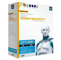 【クリックで詳細表示】ESET Smart Security V5.0 5PC更新 《送料無料》