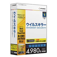 【クリックで詳細表示】ウイルスキラーINTERNET SECURITY＋EIOffice2009付き USB版