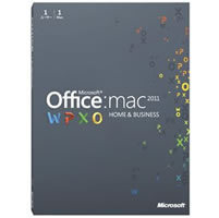 【クリックでお店のこの商品のページへ】Microsoft Office for Mac Home and Business 2011-1 パック 《送料無料》