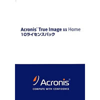 【クリックで詳細表示】Acronis True Image 11 Home 10ライセンスパック 《送料無料》
