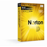 【クリックでお店のこの商品のページへ】Norton AntiVirus for Macintosh Dual Protection 2010 《送料無料》