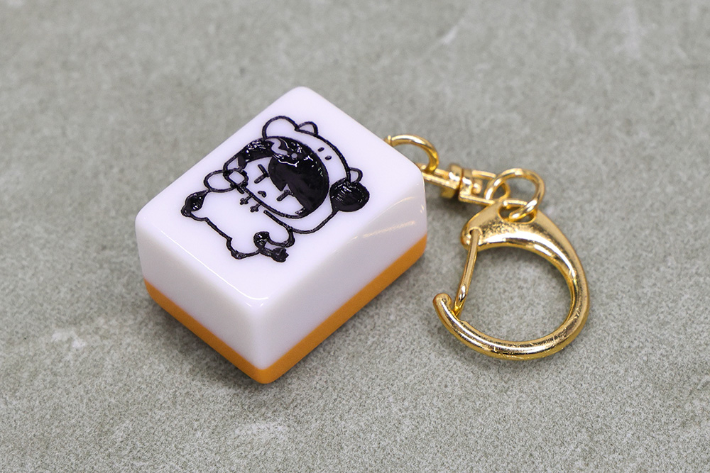 麻雀プロVTuber 牛さん オリジナルキーホルダー